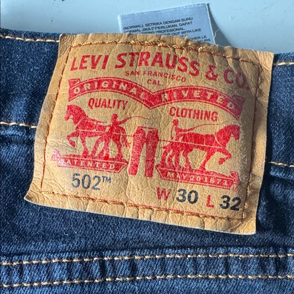 Levi's Men's Dark Blue Straight Jeans